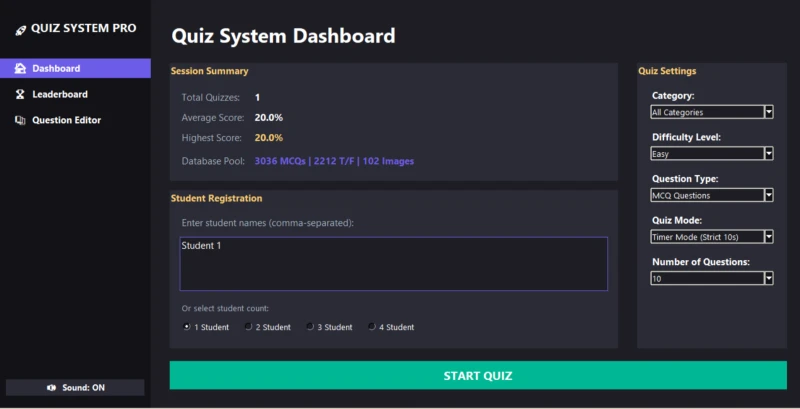 QUIZ SYSTEM PRO