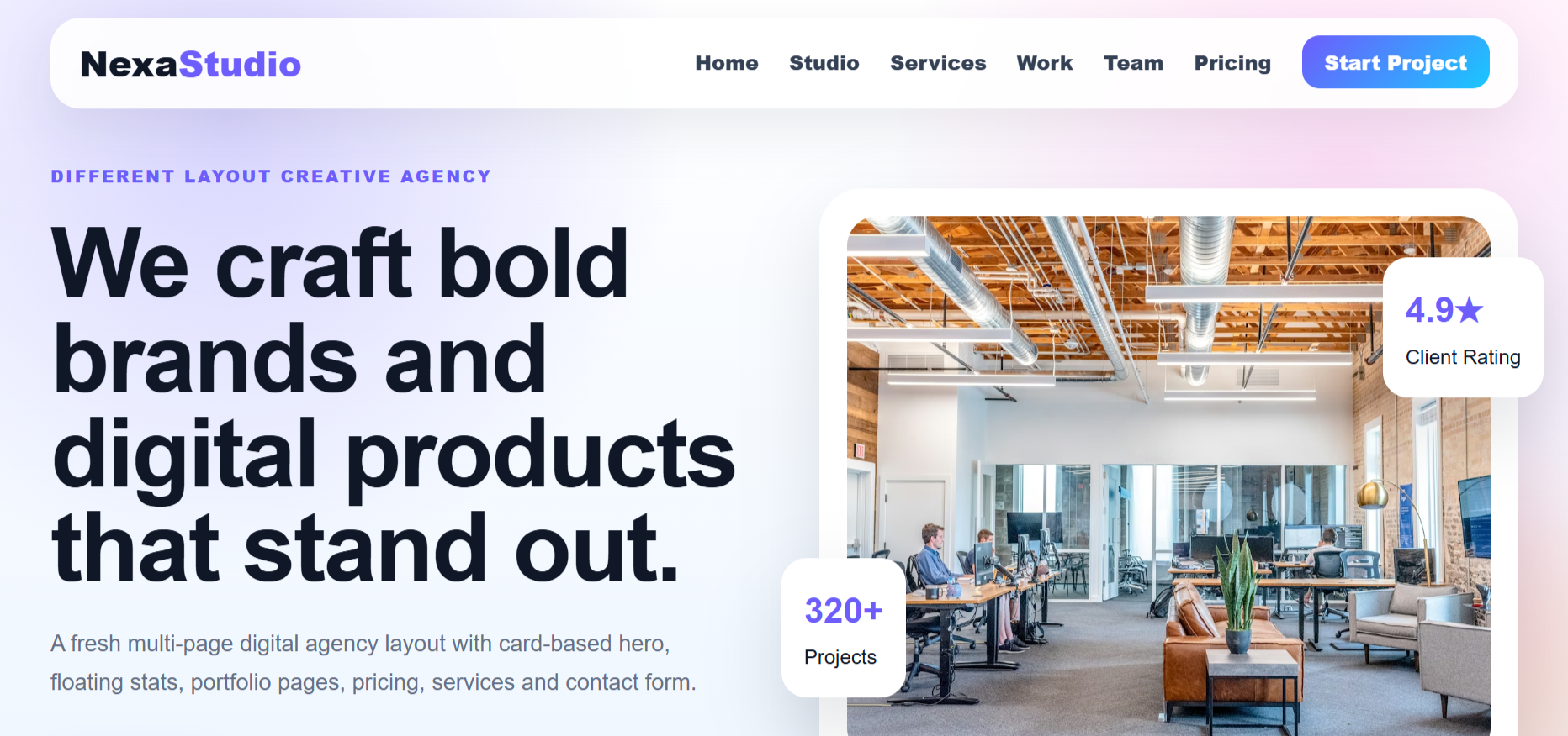 Digital Agency - Multipage Template Download