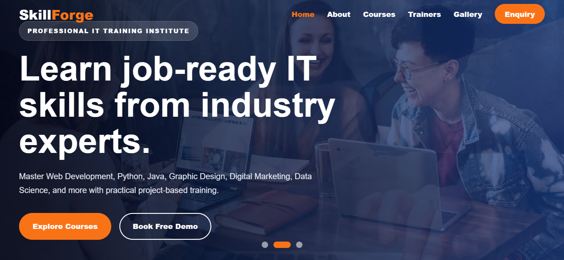IT Institute - Multipage Template Download